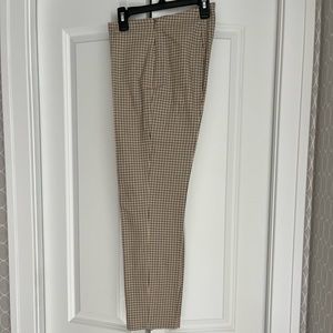 Theory Alettah Ainsley Check cropped pants. Size 2.